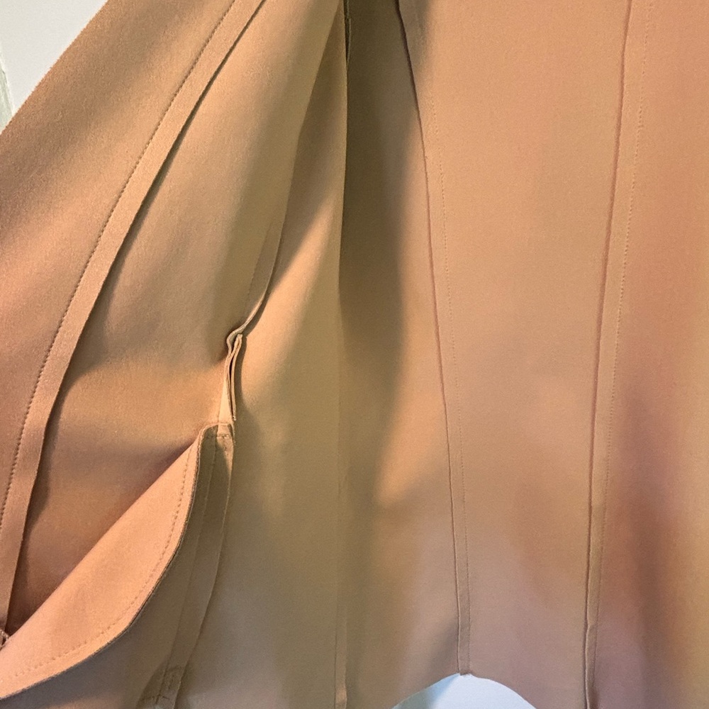 ZARA Beige Faux Suede Blazer with Belted Waist – Size M 🧥✨ - Picture 9 of 14